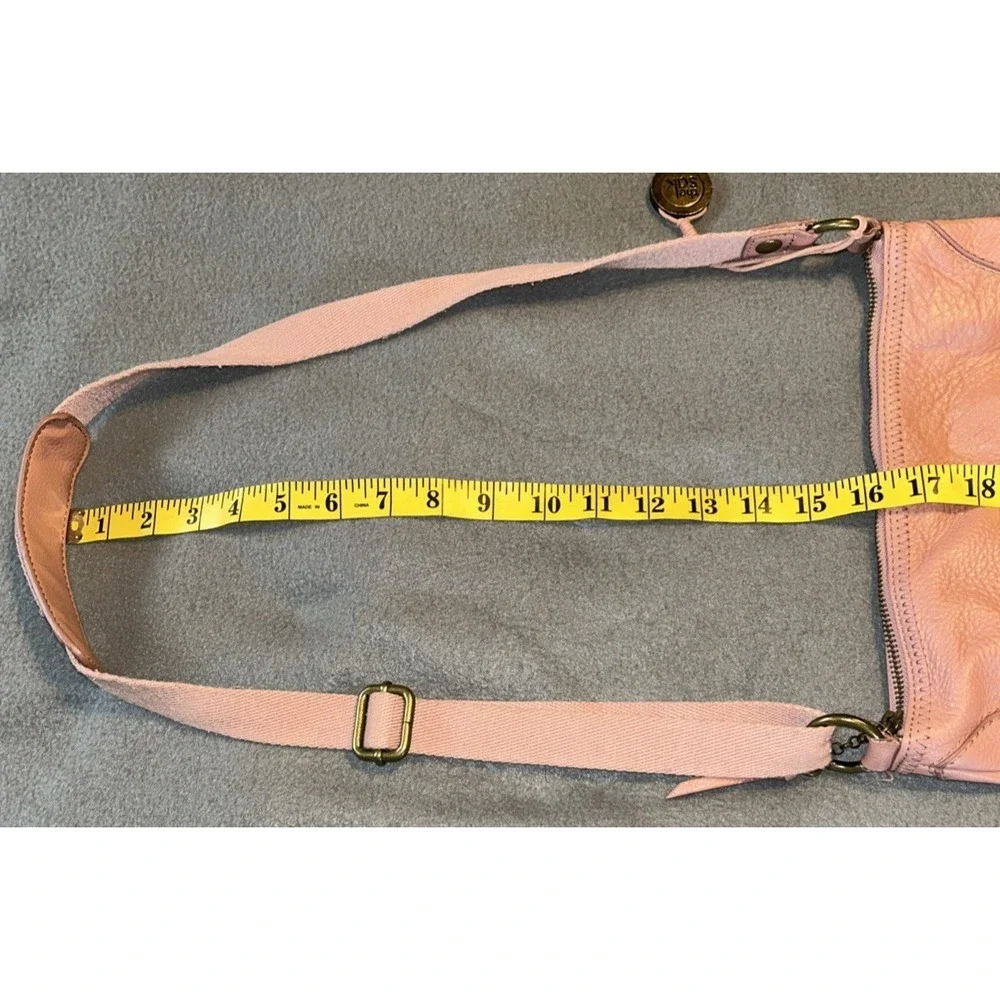 THE‎ SAK Shoulder / Crossbody Handbag Purse Pink Pebbled Leather Tote Bag